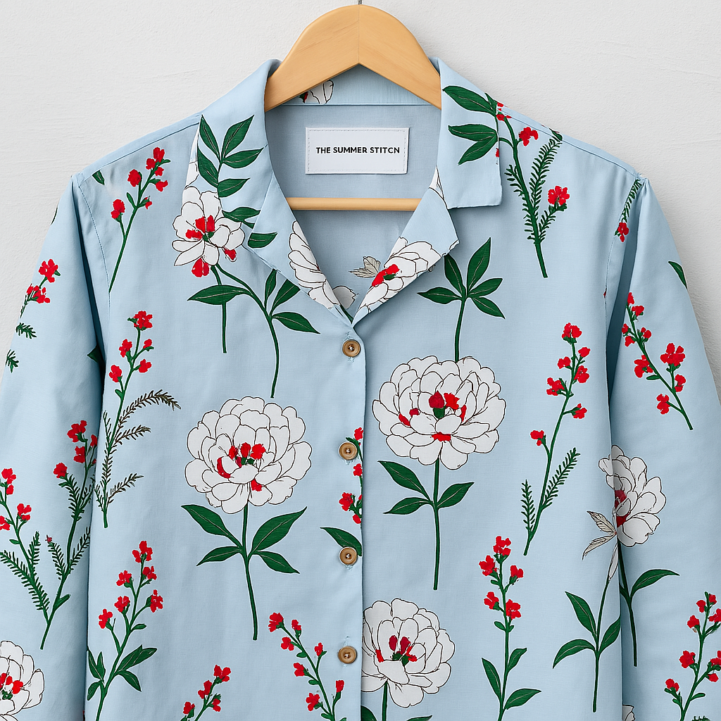 Blossom Cotton Shirt