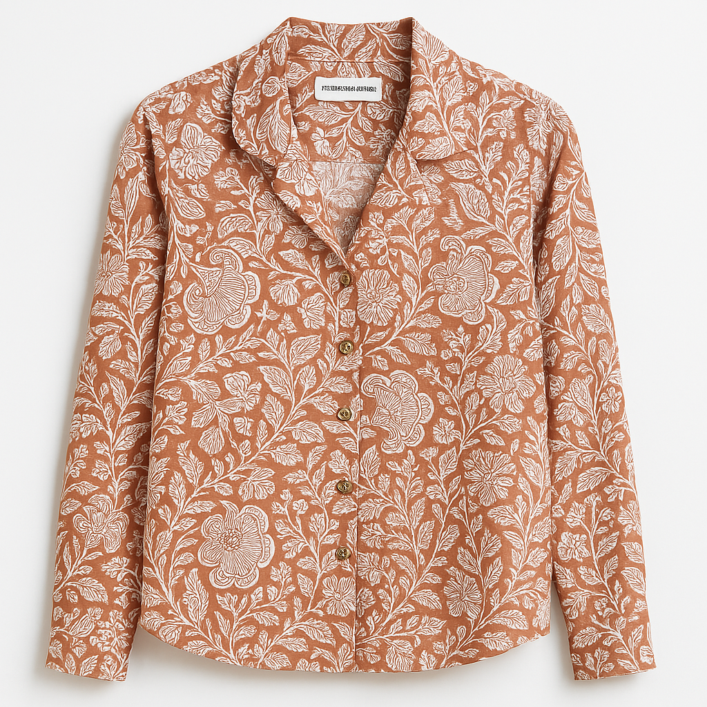 Peaches Cotton Shirt