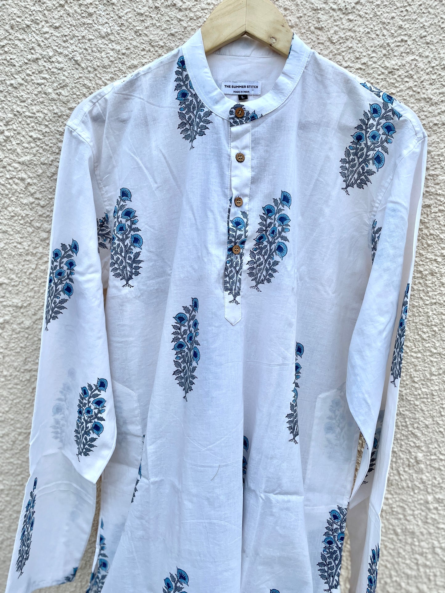 Mrig Handblock Kurta