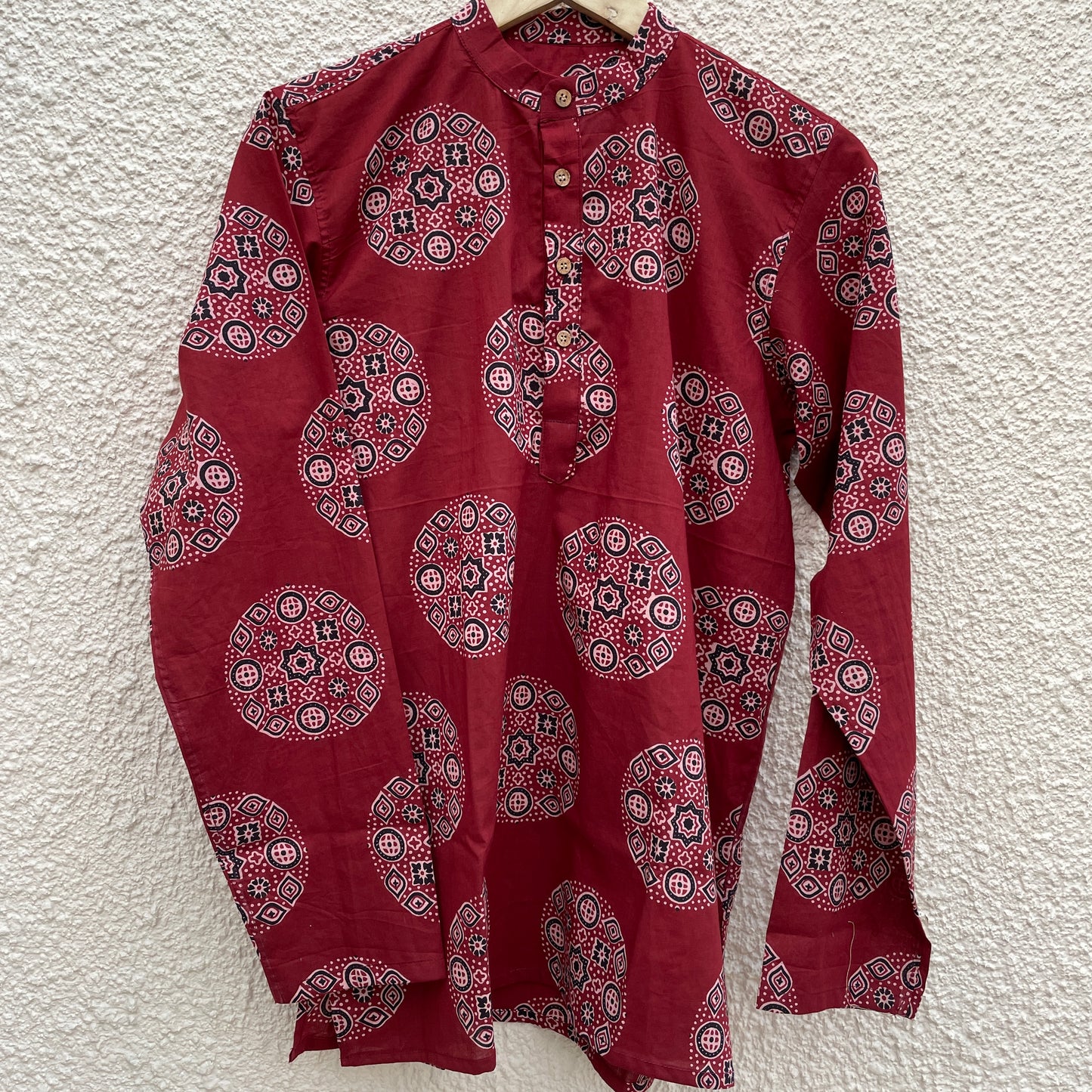 Maroon Mandala Kurta