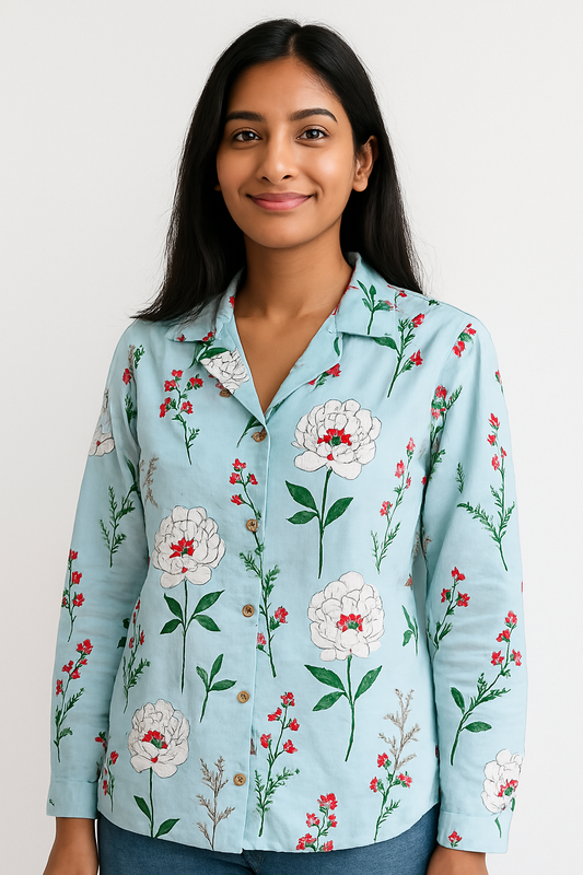 Blossom Cotton Shirt