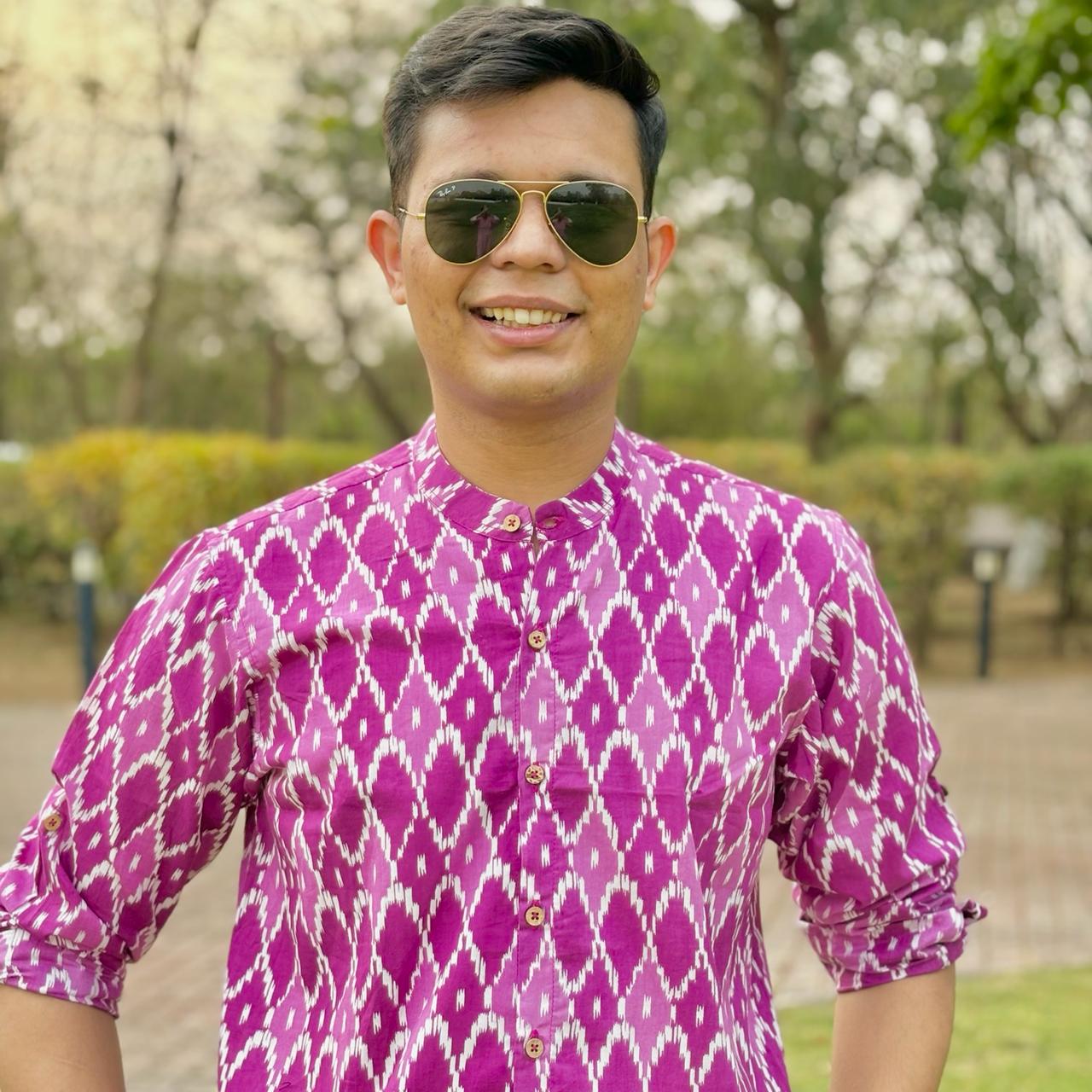 Jamun Ikkat Shirt